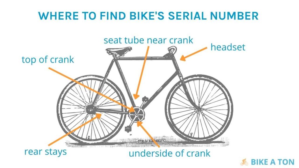 where to find bike serial number
