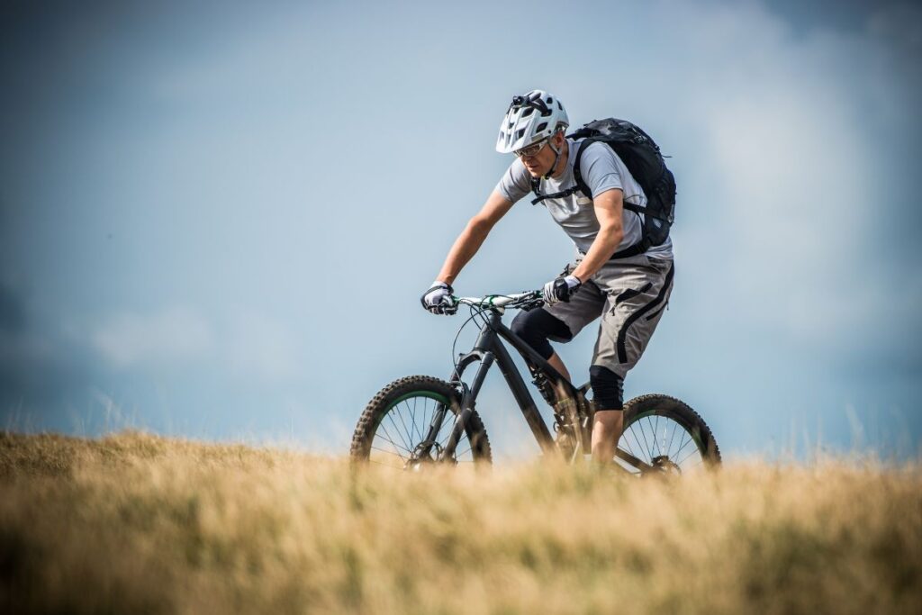 mountain bike helmet with camera