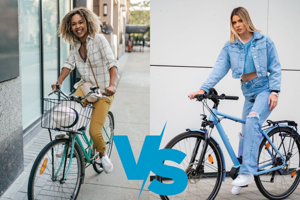 cruiser vs hybrid bike